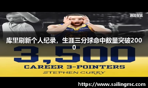 库里刷新个人纪录，生涯三分球命中数量突破2000